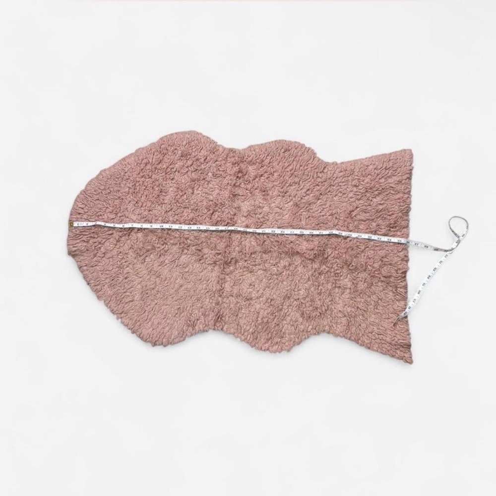 Pink shag rug #208